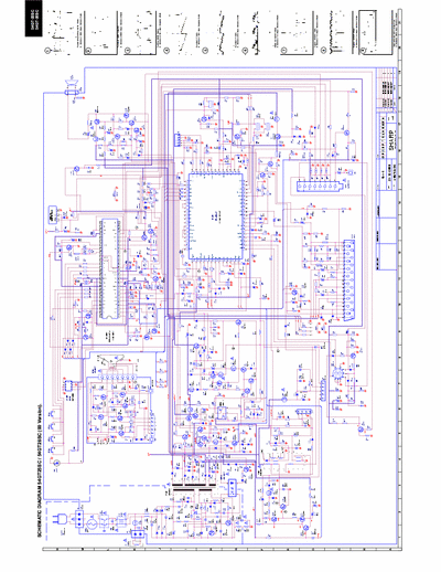 sharp 54gt25 shematic diagram